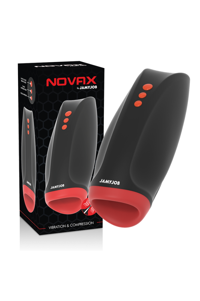 JAMYJOB - MASTURBATORE NOVAX CON VIBRAZIONE E COMPRESSIONE