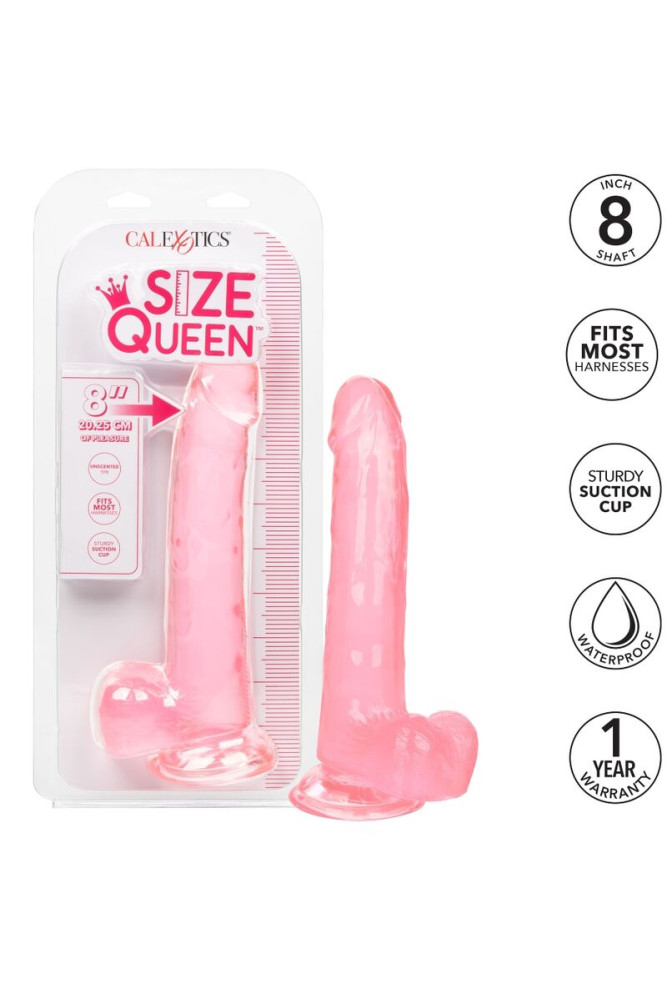 CALEXOTICS - DILDO REGINA TAGLIA ROSA 20.3 CM