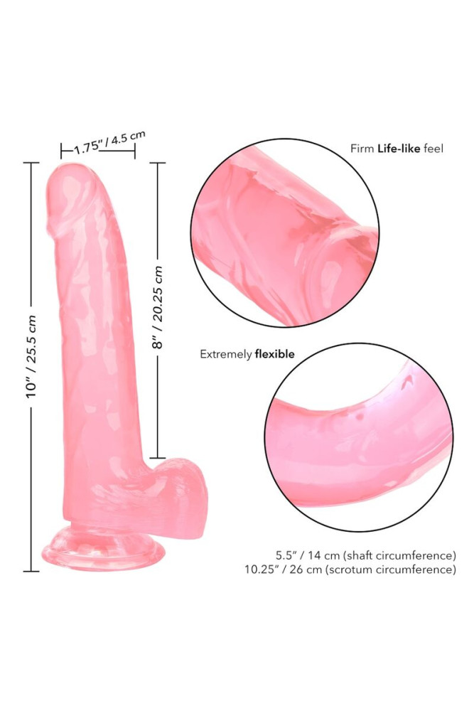 CALEXOTICS - DILDO REGINA TAGLIA ROSA 20.3 CM