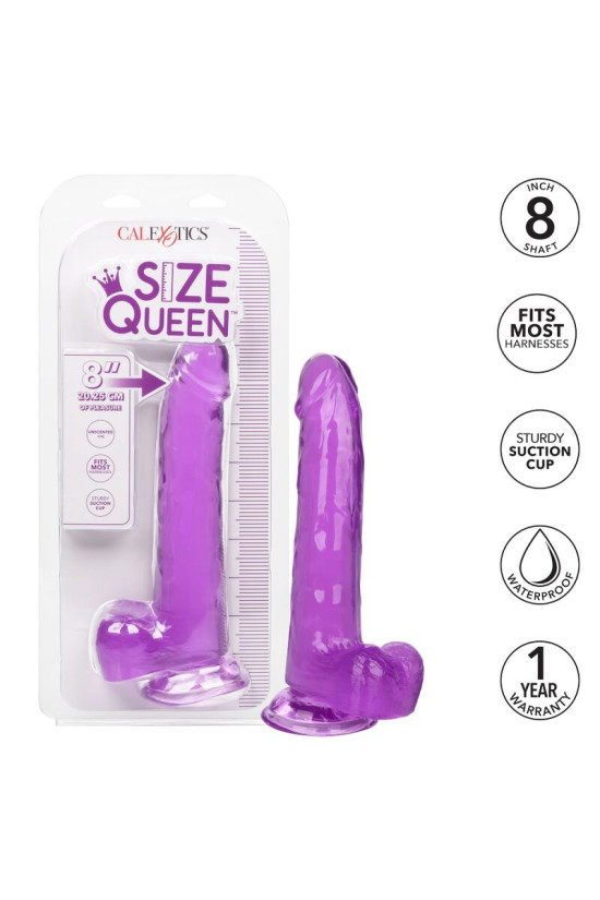 CALEXOTICS - DILDO REGINA TAGLIA VIOLA 20.3 CM