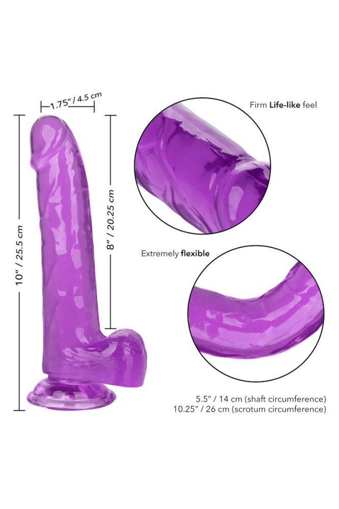 CALEXOTICS - DILDO REGINA TAGLIA VIOLA 20.3 CM