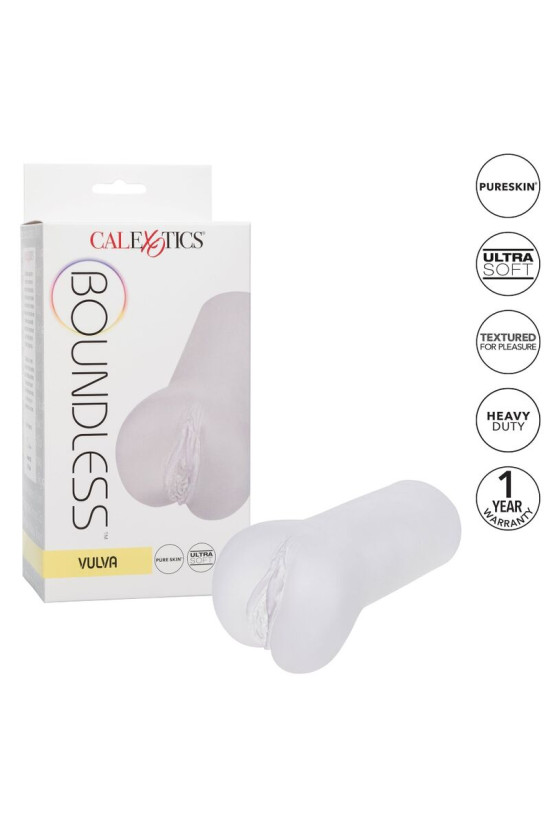 CALEXOTICS - BOUNDLESS VULVA STROKER TRASPARENTE