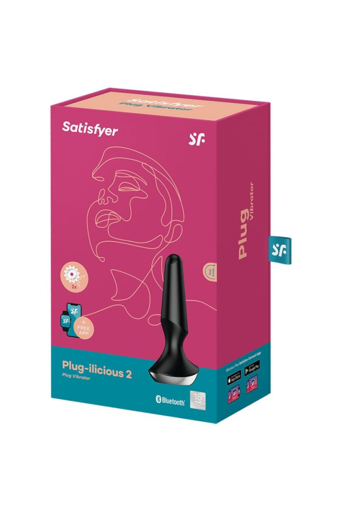 SATISFYER - PLUG ILICIOUS 2 PLUG VIBRATORE NERO