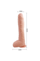 BAILE - DILDO REALISTICO IN PELLE ALEX 27 CM