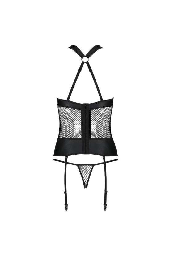 PASSION - AMANDA CORSETTO IN PELLE ECOLOGICA L/XL