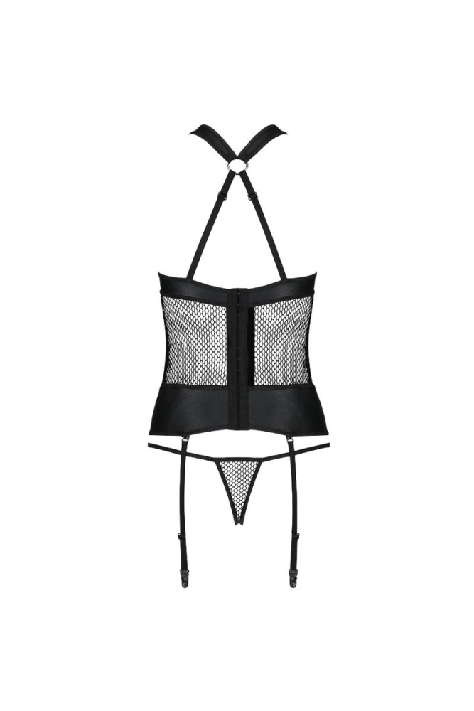 PASSION - AMANDA CORSETTO IN PELLE ECOLOGICA L/XL