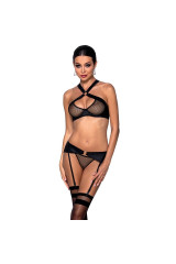 PASSION - SET AMANDA IN PELLE ECOLOGICA S/M