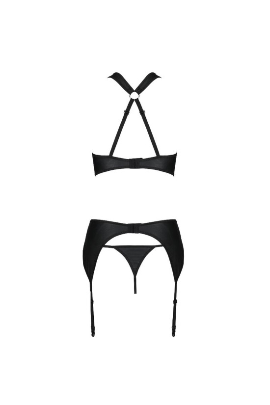 PASSION - SET AMANDA IN PELLE ECOLOGICA S/M