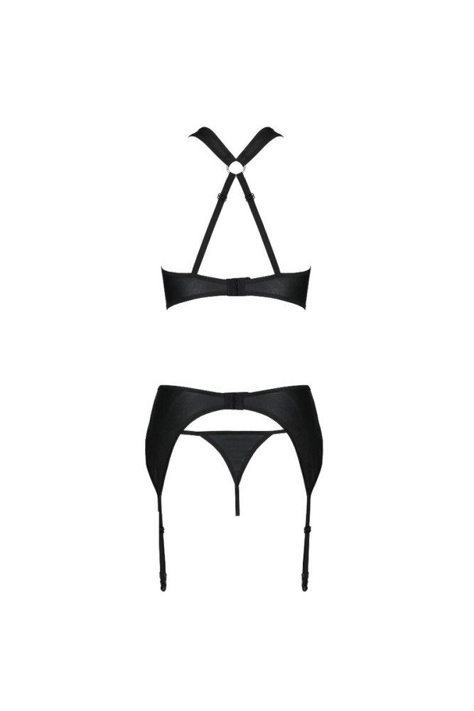 PASSION - SET AMANDA IN PELLE ECOLOGICA S/M