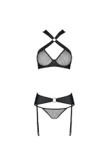 PASSION - SET AMANDA IN PELLE ECOLOGICA S/M