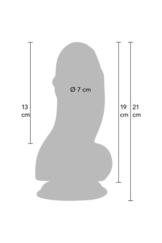 HIDDEN DESIRE - INFERNO DILDO FAT BOYS 19 CM