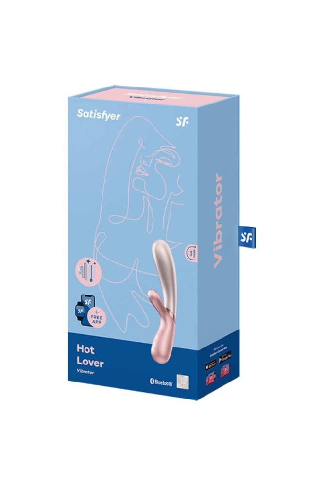SATISFYER - VIBRATORE HOT LOVER ROSA & BEIGE