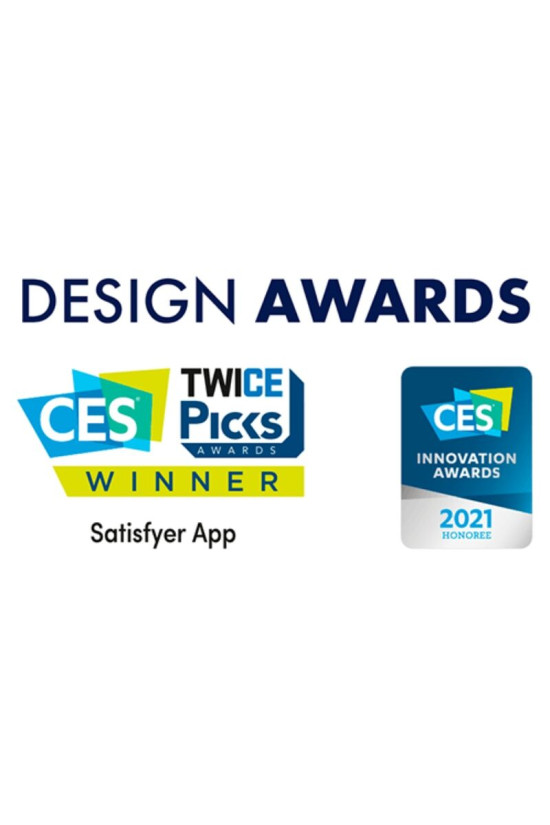 SATISFYER - VIBRATORE HOT LOVER ROSA & BEIGE