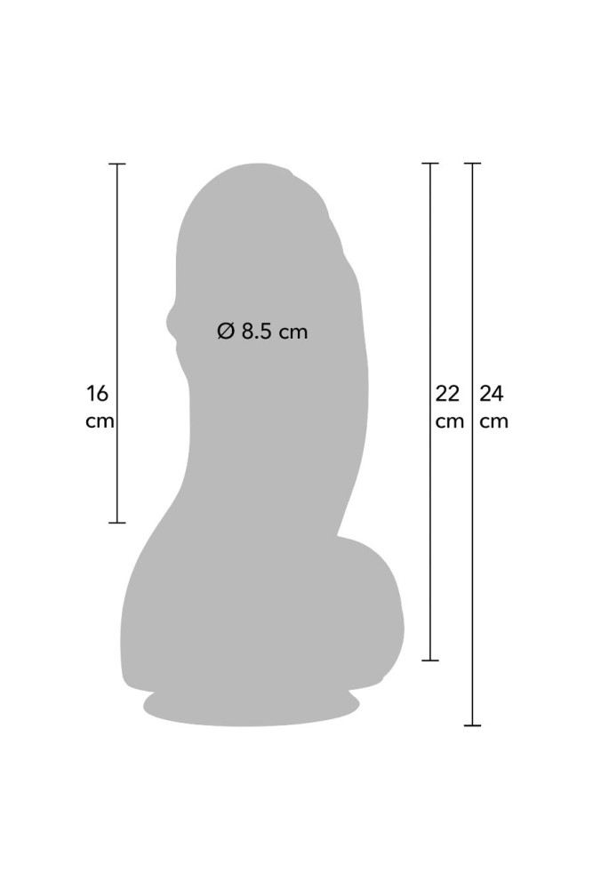HIDDEN DESIRE - INFERNO DILDO FAT BOYS 22 CM