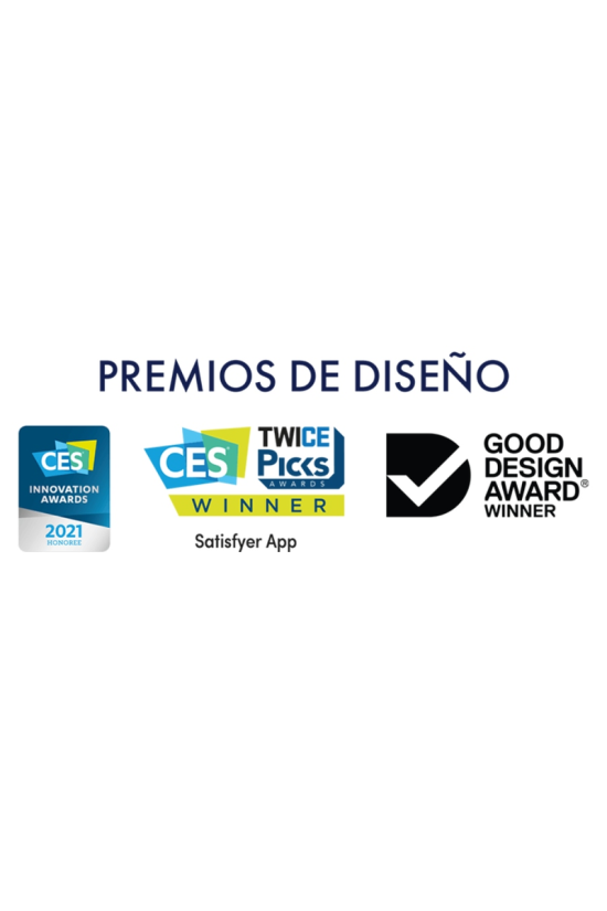 SATISFYER - VIBRATORE TWIRLING JOY CLIT TIP BIANCO