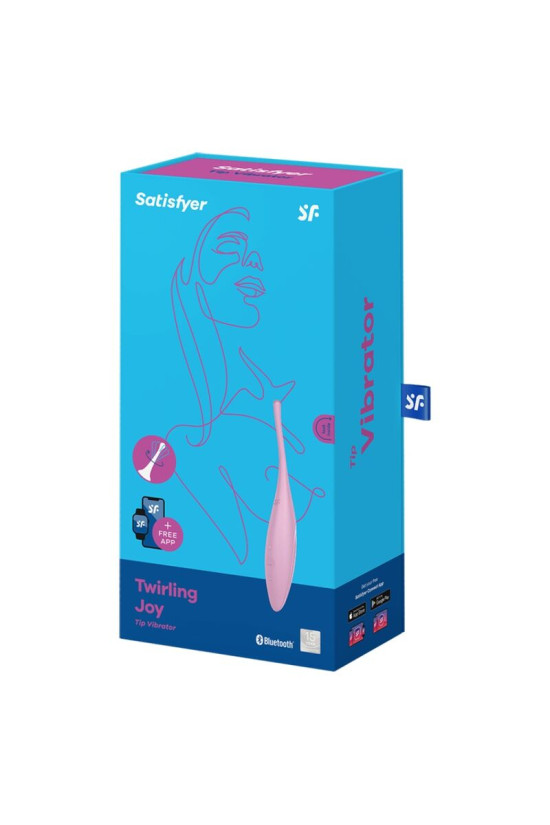 SATISFYER - VIBRATORE TWIRLING JOY CLIT TIP ROSA