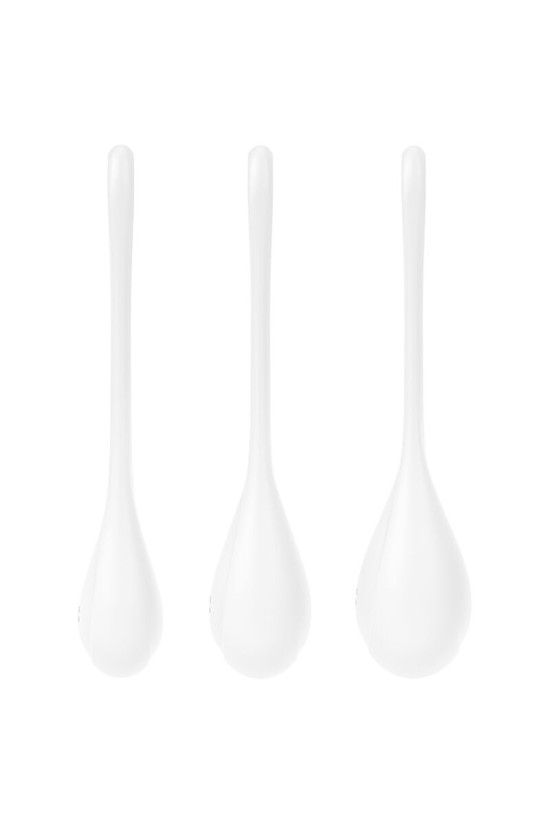 SATISFYER - SET DA ALLENAMENTO YONI POWER 1 BIANCO