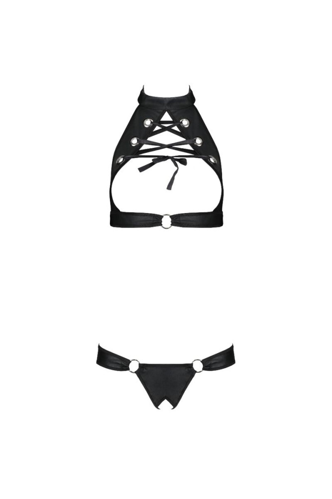 PASSION - SET MALWIA IN PELLE ECOLOGICA S/M