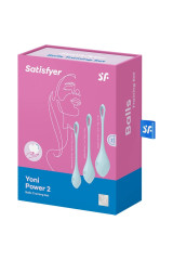 SATISFYER - SET DA ALLENAMENTO YONI POWER 2 BLU