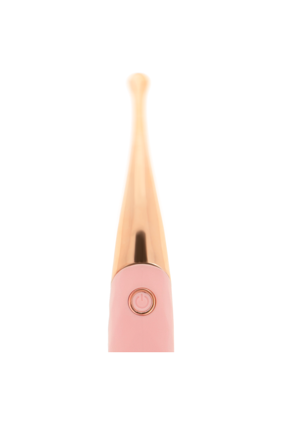 OHMAMA - STIMOLATORE CLITORIDE RICARICABILE 36 MODALITÀ ROSA-ORO ROSA