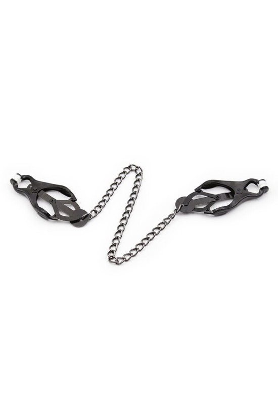 OHMAMA FETISH - Pinze per capezzoli giapponesi con catena nera
