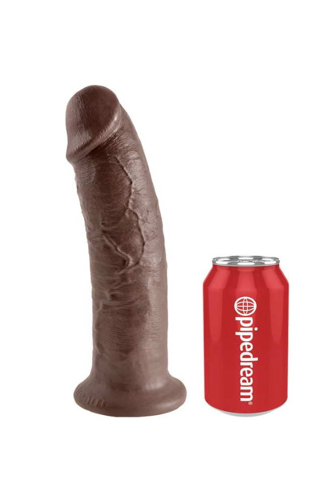 KING COCK - 10 DILDO MARRONE 25.4 CM