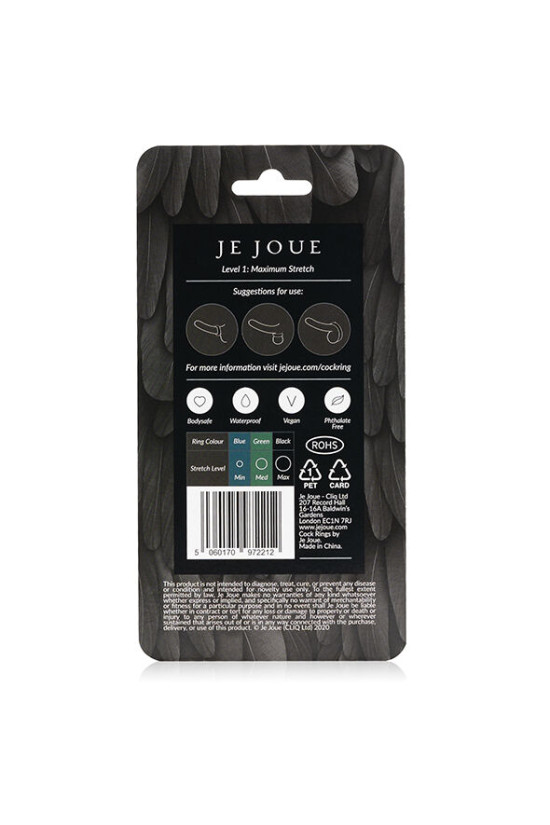 JE JOUE - ANELLO PER IL CAZZO IN SILICONE MASSIMA ELASTICIT - NERO