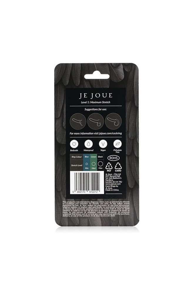 JE JOUE - ANELLO PER IL CAZZO IN SILICONE MASSIMA ELASTICIT - NERO