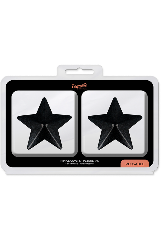 COQUETTE CHIC DESIRE - COPRI CAPEZZOLI BLACK STARS