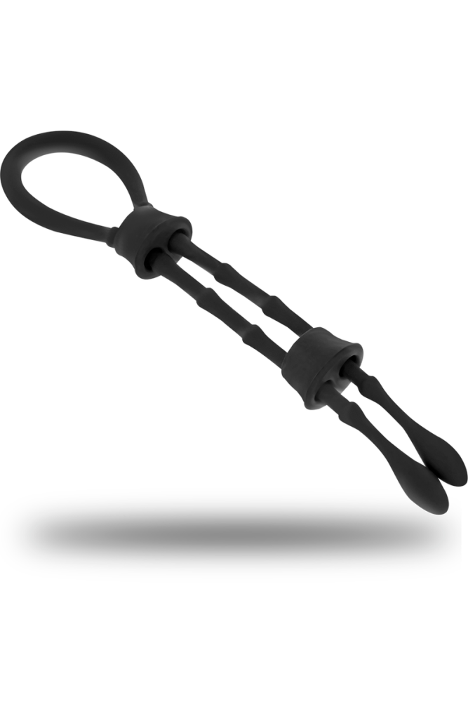 OHMAMA FETISH - ANELLO IN SILICONE CON CORD-COCK E TESTICOLO