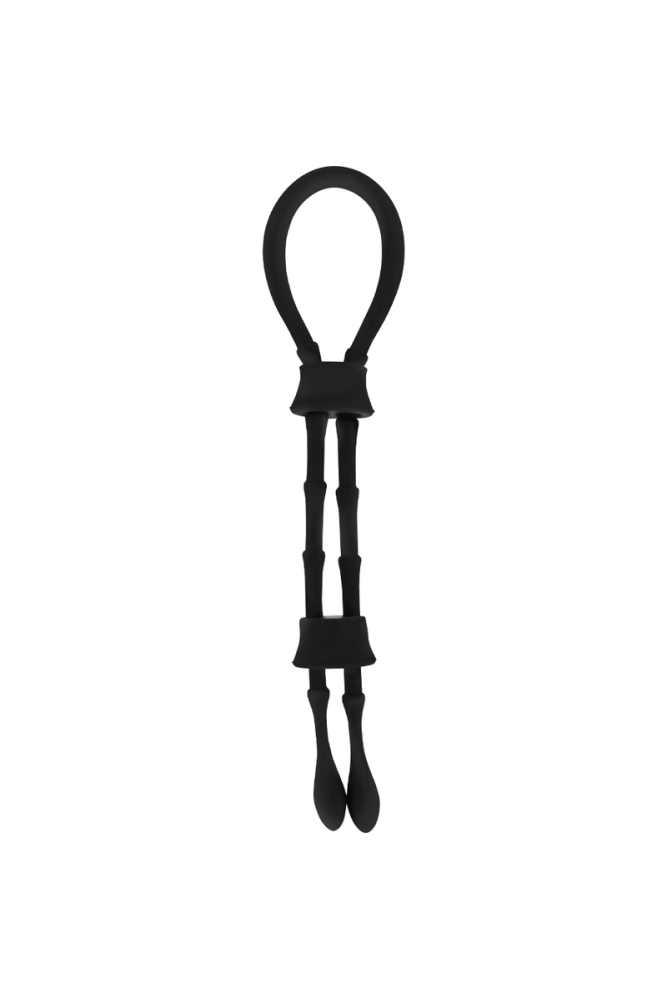 OHMAMA FETISH - ANELLO IN SILICONE CON CORD-COCK E TESTICOLO