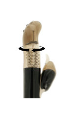 OHMAMA - VIBRATORE ROTATORE CON STIMOLATORE DEL CLITORIDE DELFIN