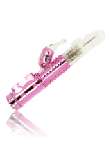 OHMAMA - VIBRATORE CON FUNZIONE DI ROTAZIONE E STIMOLATORE DEL CLITORIDE