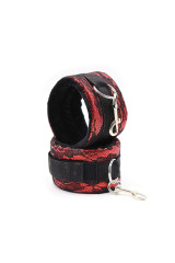 OHMAMA FETISH - MANETTE IN VELLUTO CON NASTRO IN NYLON