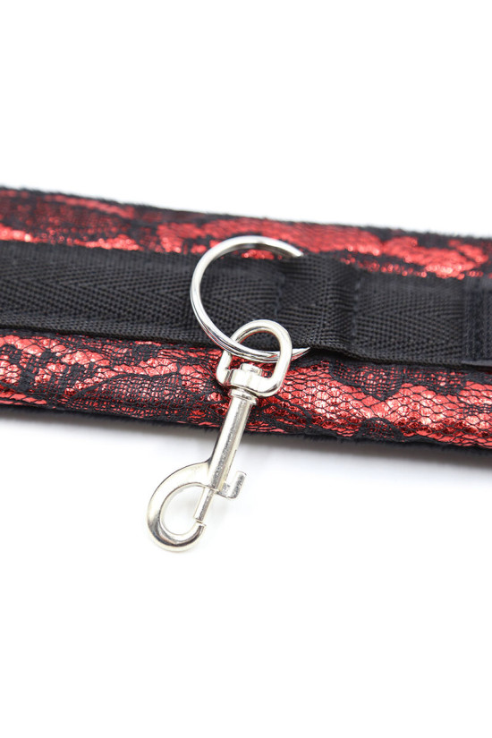 OHMAMA FETISH - MANETTE IN VELLUTO CON NASTRO IN NYLON