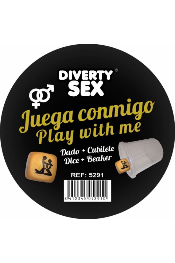 DIABLO PICANTE - DADI DORATI DURI CON POSIZIONI E CUBO