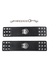 OHMAMA FETISH - TENUTA DA POLSO CON CHIUSURA A SCATTO IN METALLO