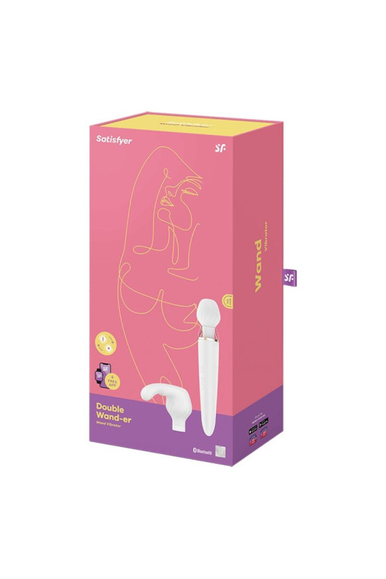 SATISFYER - APP DOUBLE WANDER BIANCO