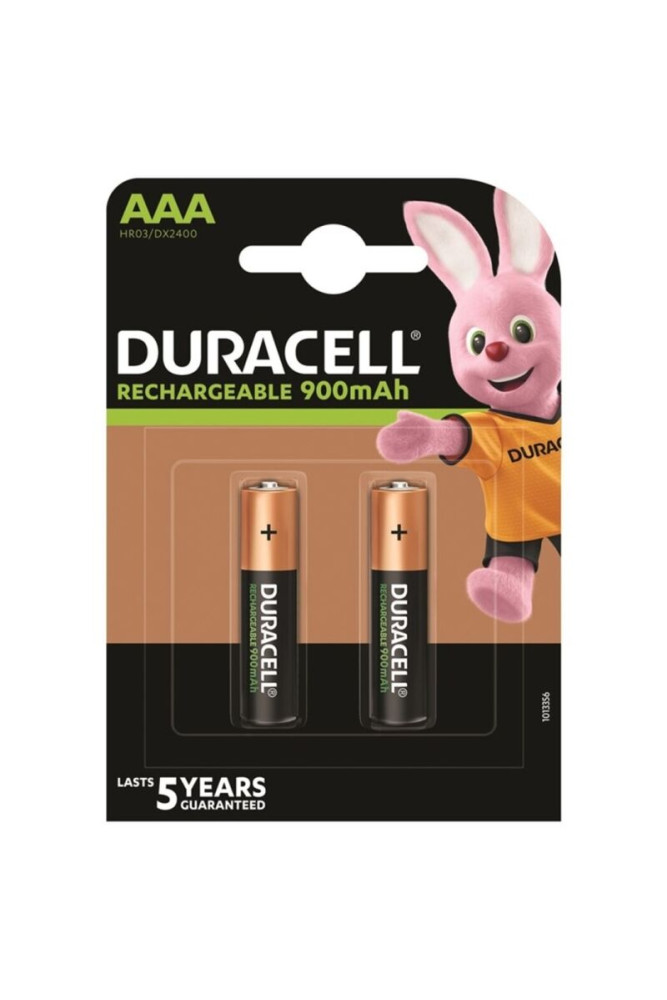 DURACELL - BATTERIA RICARICABILE HR03 AAA 900mAh 2 UNIT