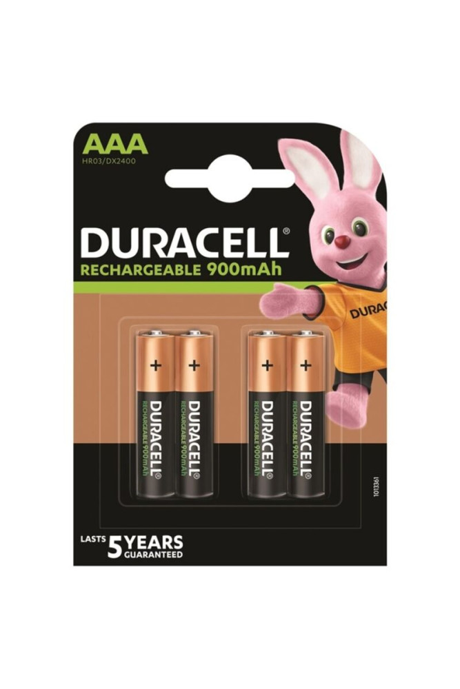 DURACELL - BATTERIA RICARICABILE HR03 AAA 900mAh 4 UNIT