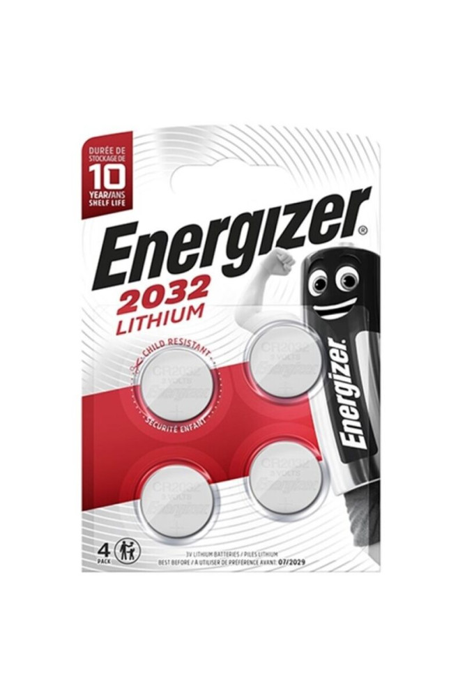 ENERGIZER - BATTERIA LITIO A TASTO CR2032 3V 4 UNIT
