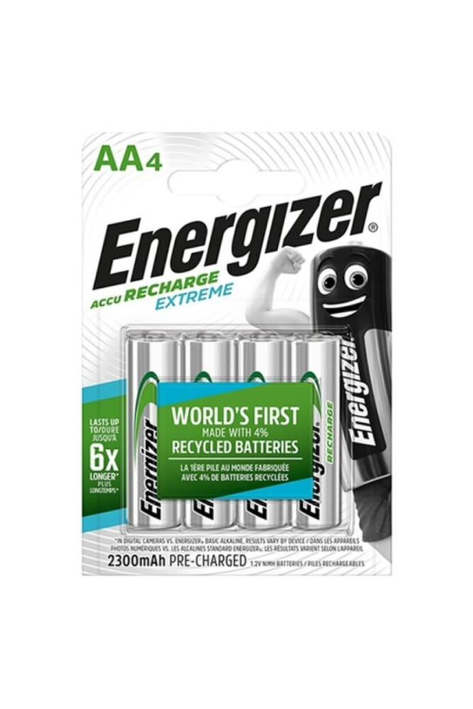 ENERGIZER - EXTREME BATTERIA RICARICABILE HR6 AA 2300MAH 4 UNIT