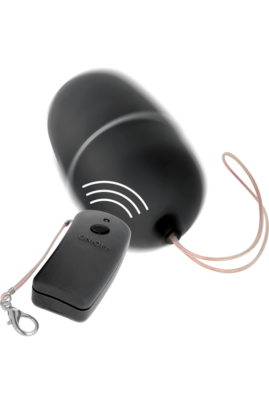 ONLINE - UOVO VIBRANTE CON TELECOMANDO NERO