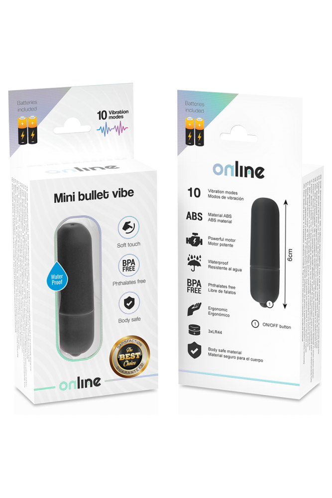 ONLINE - MINI PROIETTORE VIBRANTE NERO