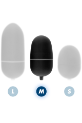 ONLINE - UOVO VIBRANTE TELECOMANDO M NERO