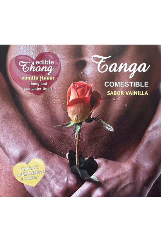 HOTFLOWERS - PERIZOMA UOMO + 2 CAPPEZZI IN WAFER VANIGLIA /es/pt/en/fr/it/