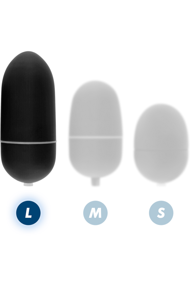 ONLINE - TELECOMANDO UOVO VIBRANTE L NERO