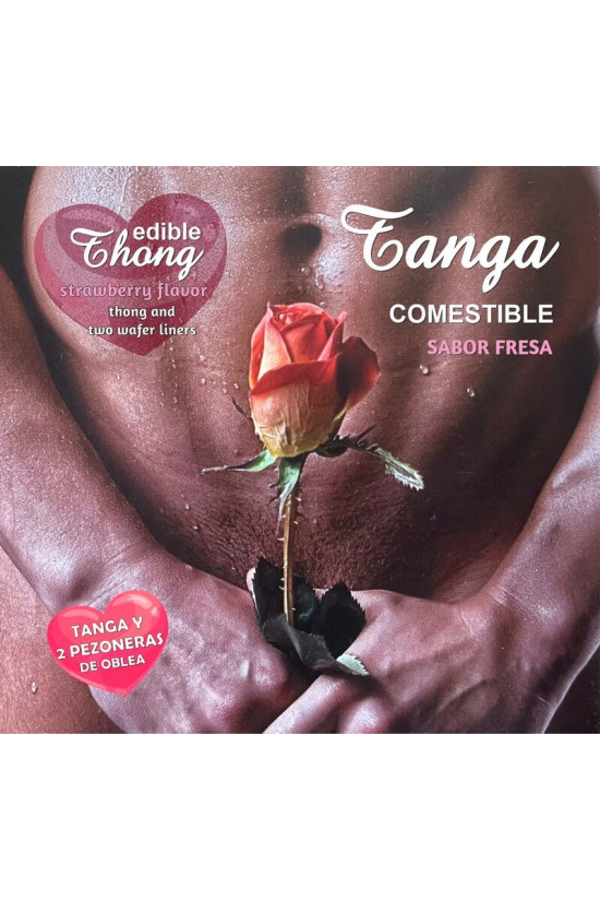 HOTFLOWERS - PERIZOMA UOMO+ 2 CAPEZZE IN WAFER ALLA FRAGOLA /es/pt/en/fr/it/