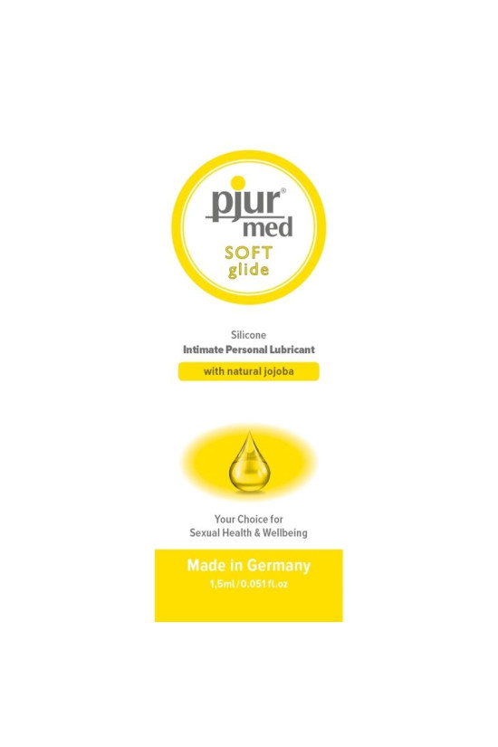 PJUR - LUBRIFICANTE AL SILICONE MED SOFT GLIDE 1.5 ML
