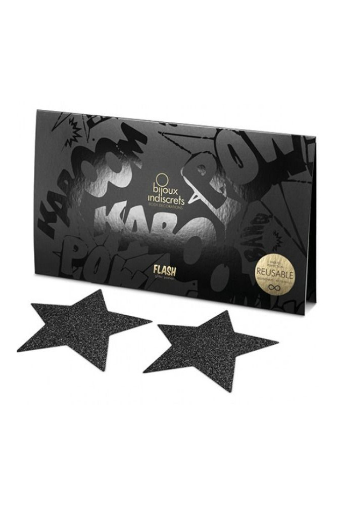 BIJOUX - CAPPUCCI PER CAPEZZOLI INDISCRETI BLACK STAR FLASH